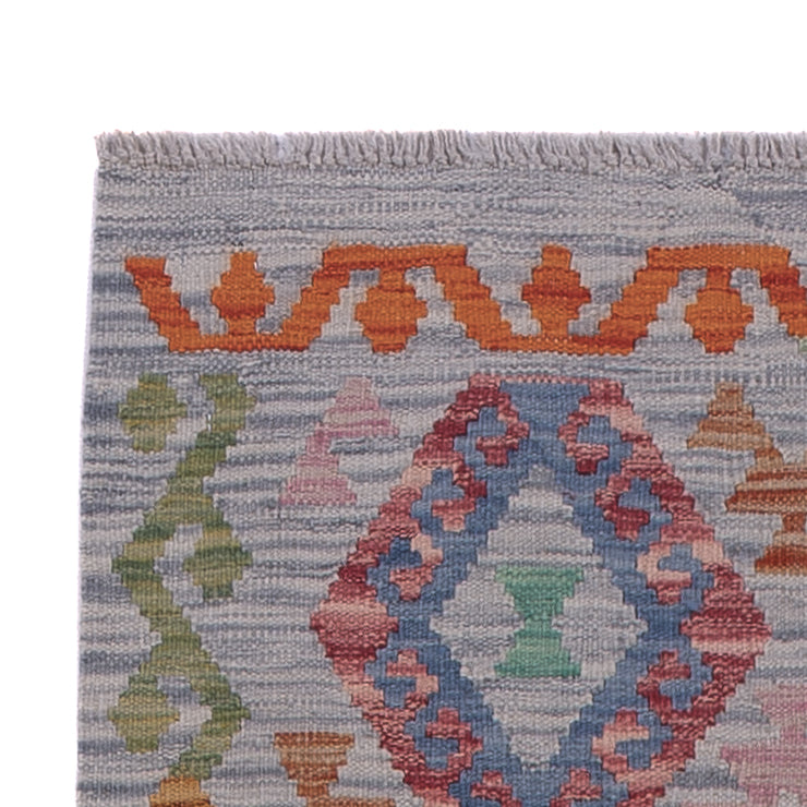 Kilim Maimana Tæppe 299x80cm - Uldtæppe