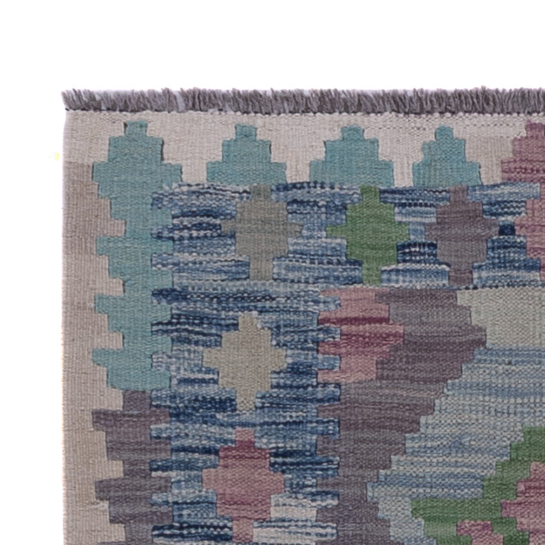 Kilim Maimana Tæppe 295x77cm - Uldtæppe