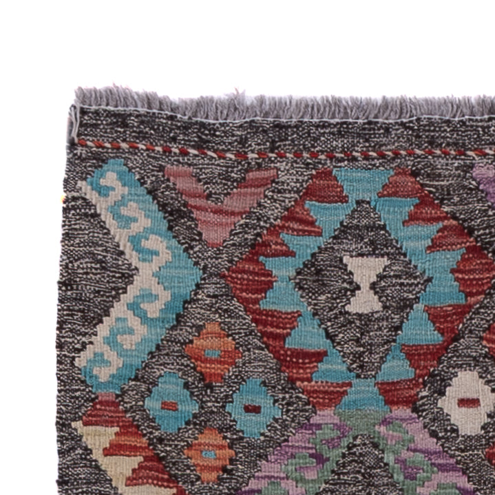 Kilim Maimana Tæppe 305x88cm - Uldtæppe