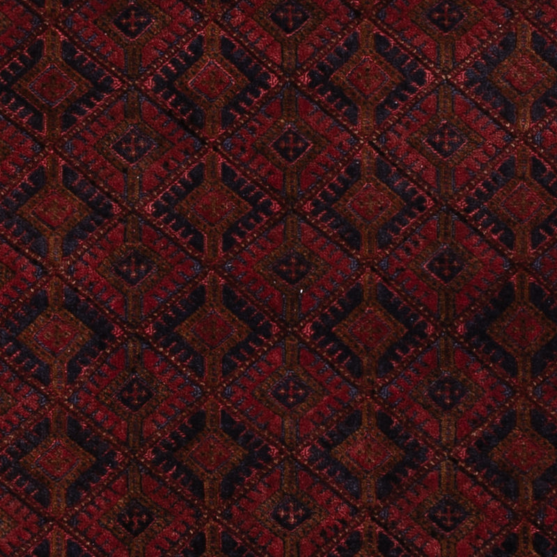 Kelim Teppich - Oriental - 194 x 152 cm - dunkelrot