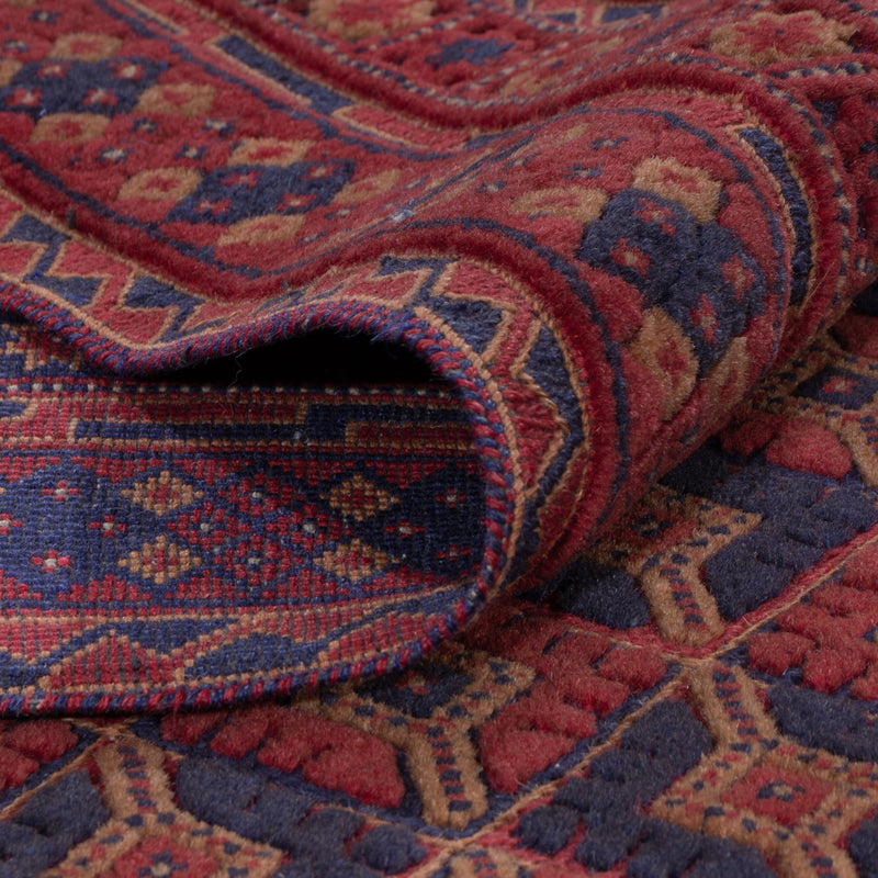 Kelim Teppich - Oriental - 190 x 148 cm - dunkelrot