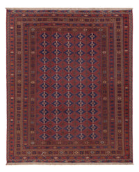 Kelim Teppich - Oriental - 194 x 156 cm - dunkelrot