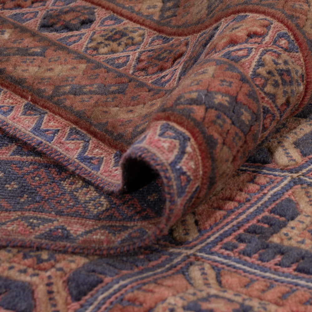 Kelim Teppich - Oriental - 207 x 156 cm - dunkelrot