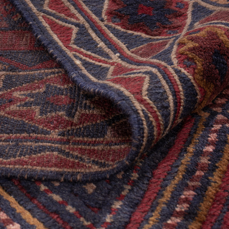 Kelim Teppich - Oriental - 187 x 145 cm - dunkelrot