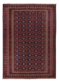 Kelim Teppich - Oriental - 206 x 145 cm - dunkelrot