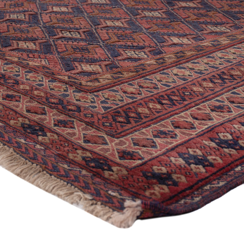 Kelim Teppich - Oriental - 206 x 145 cm - dunkelrot