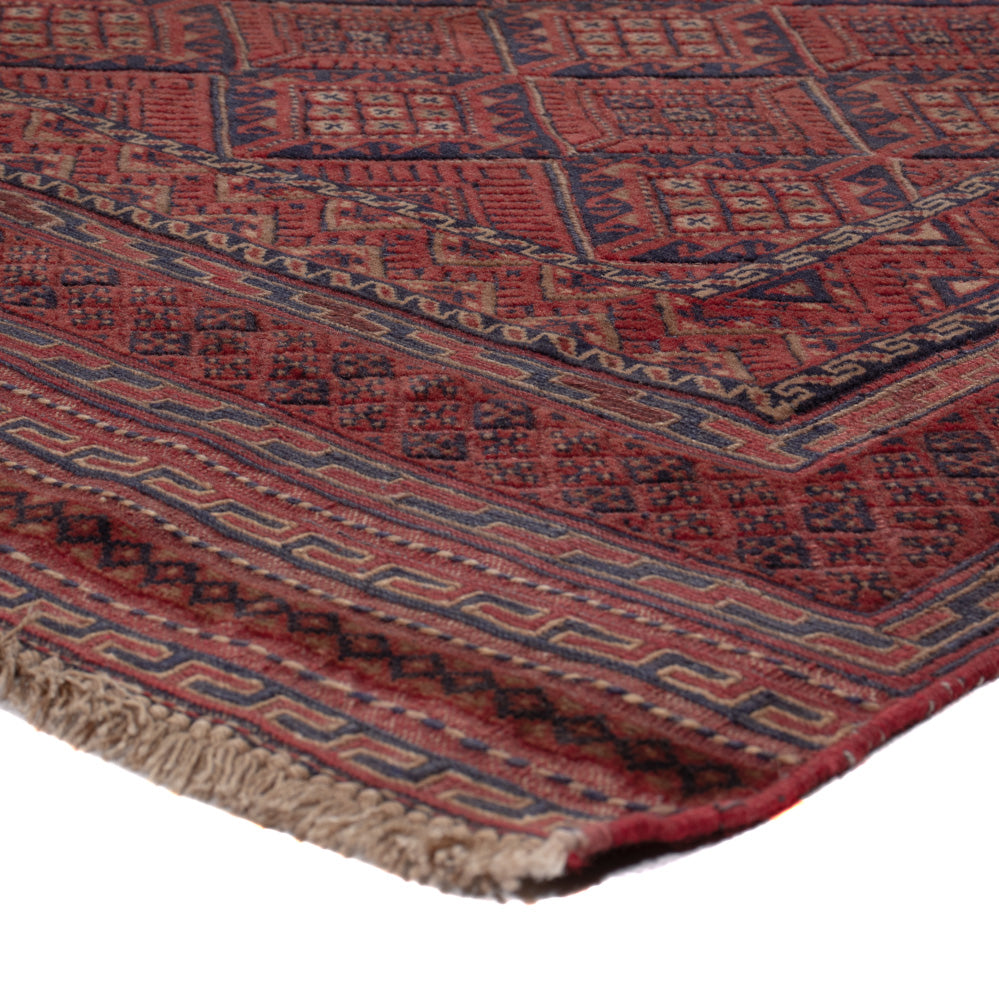 Kelim Teppich - Oriental - 180 x 131 cm - dunkelrot