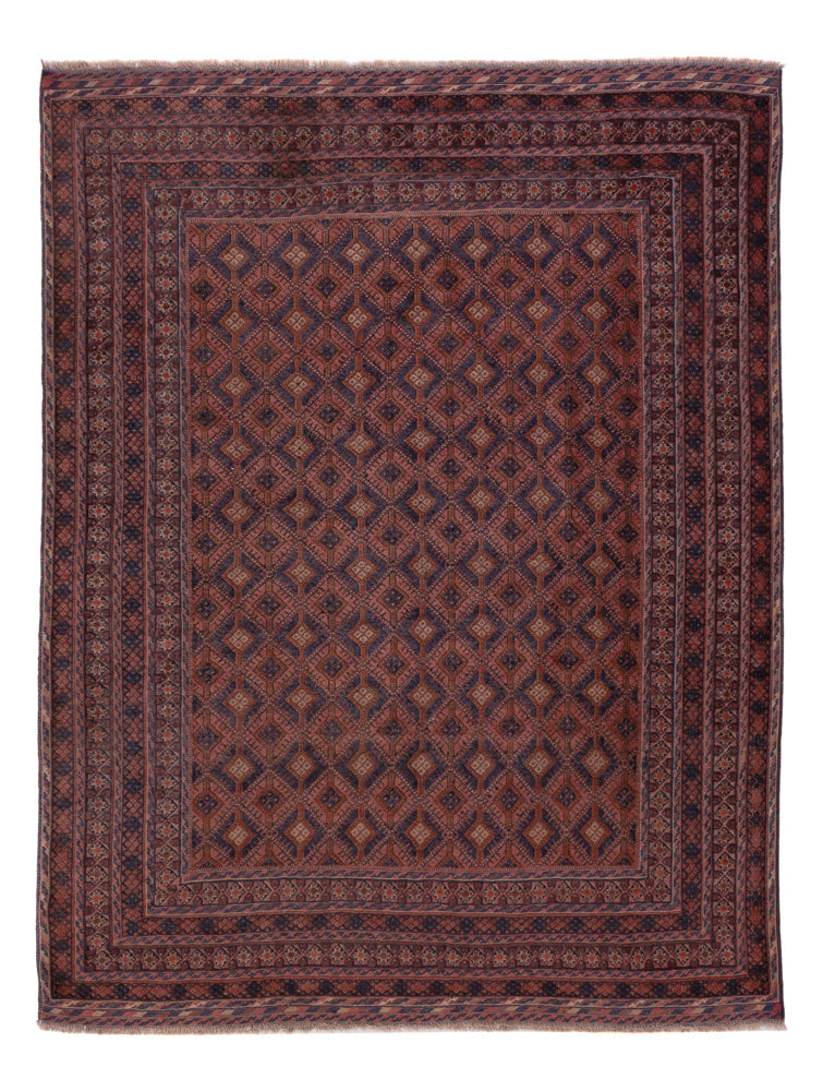 Kelim Teppich - Oriental - 204 x 152 cm - dunkelrot