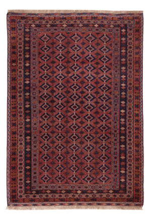 Kelim Teppich - Oriental - 201 x 141 cm - dunkelrot