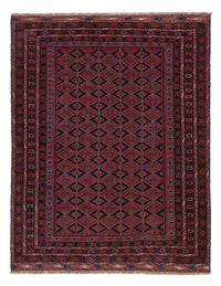 Kelim Teppich - Oriental - 202 x 155 cm - dunkelrot