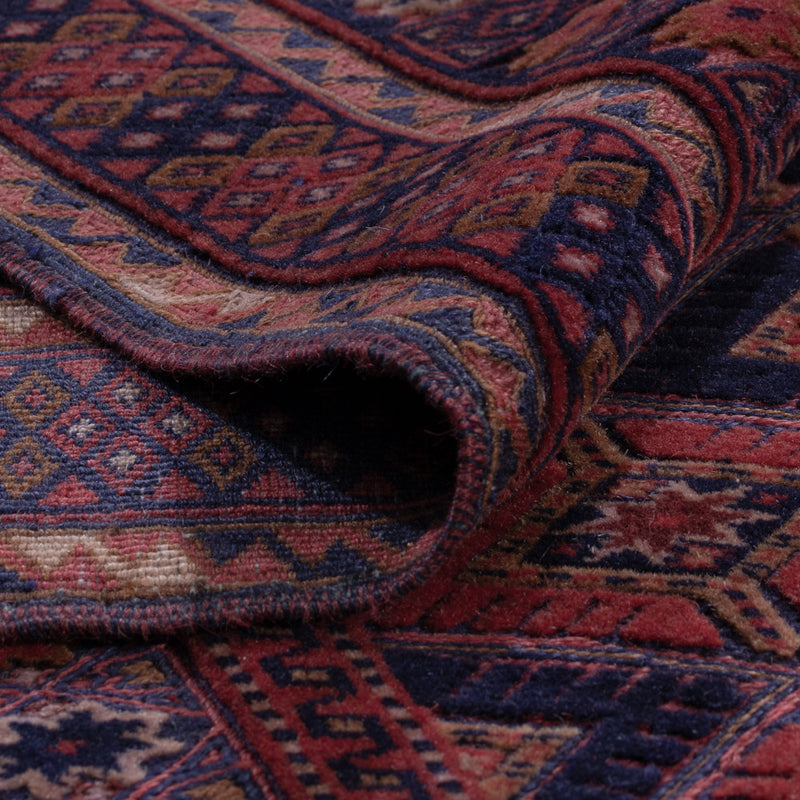 Kelim Teppich - Oriental - 202 x 155 cm - dunkelrot