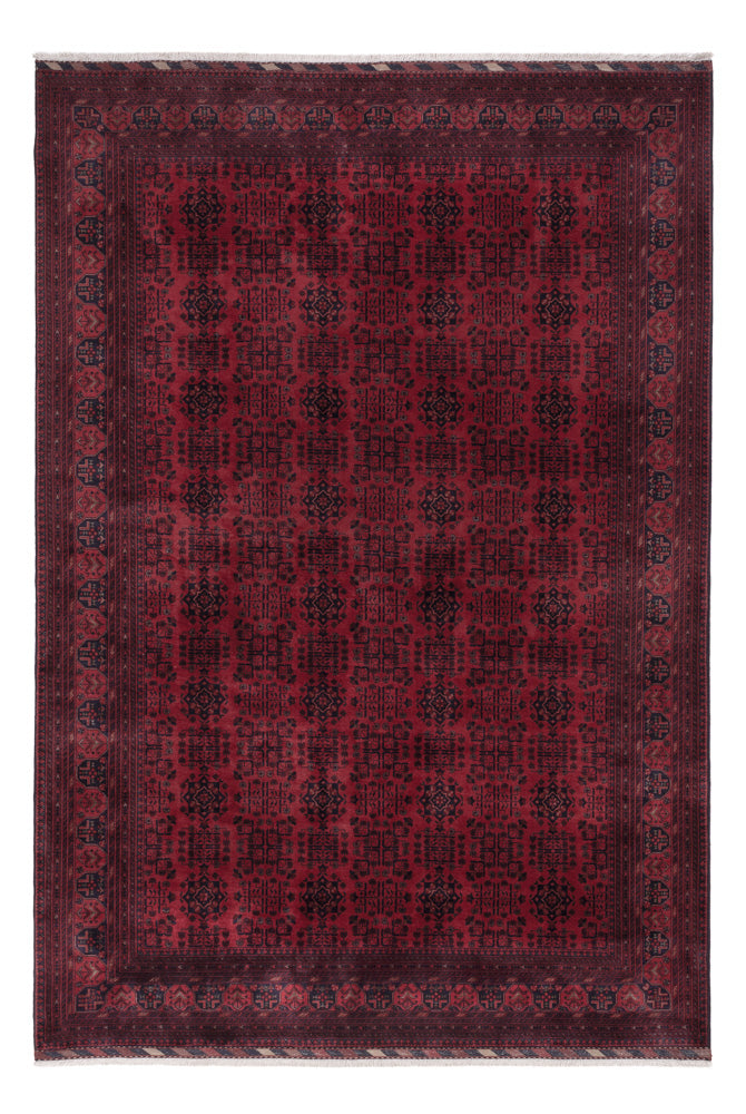 Afghan Teppich - Royal - 290 x 198 cm - dunkelrot