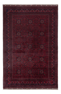 Afghan Teppich - Kunduz - 298 x 201 cm - dunkelrot