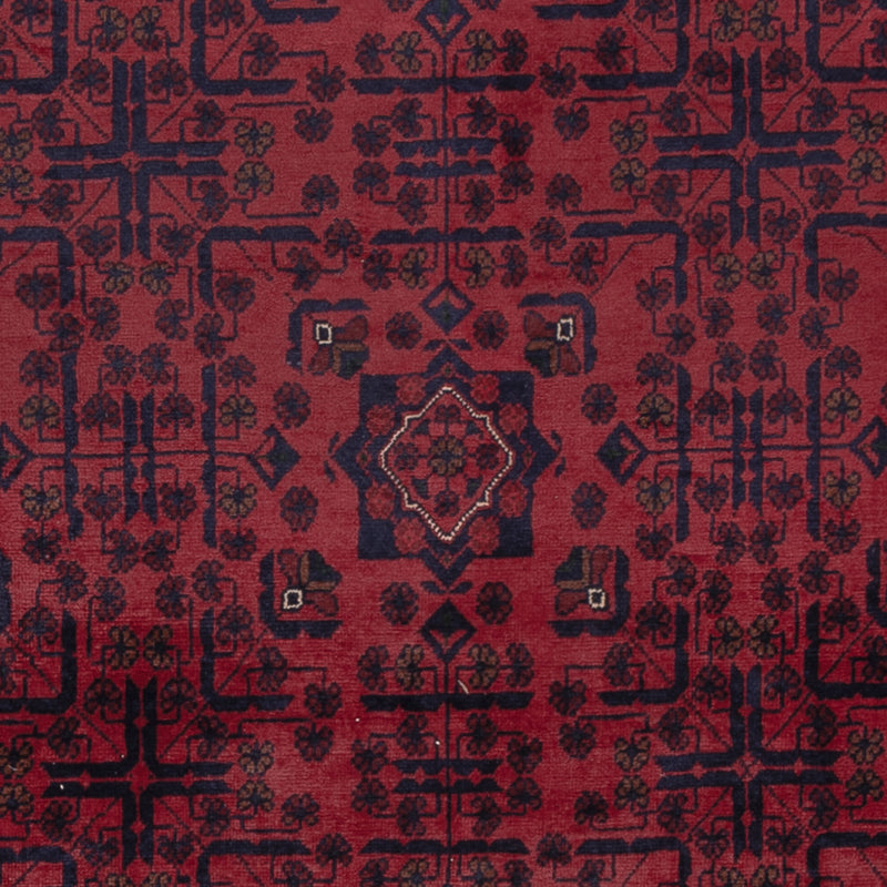 Afghan Teppich - Kunduz - 295 x 200 cm - dunkelrot