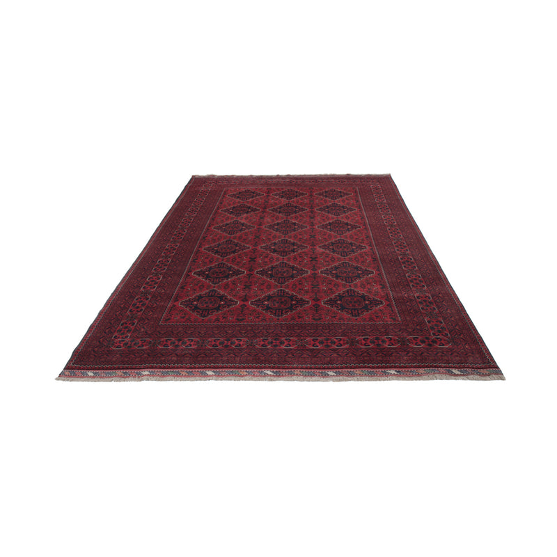 Afghan Teppich - Kunduz - 324 x 202 cm - dunkelrot
