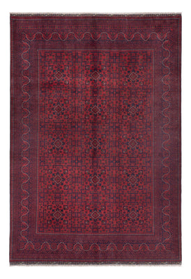 Afghan Teppich - Kunduz - 292 x 200 cm - dunkelrot