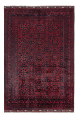 Afghan Teppich - Kunduz - 288 x 198 cm - dunkelrot