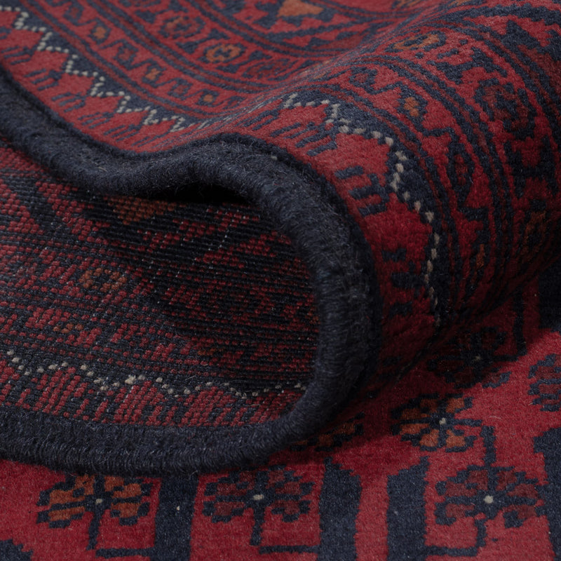 Afghan Teppich - Kunduz - 288 x 198 cm - dunkelrot