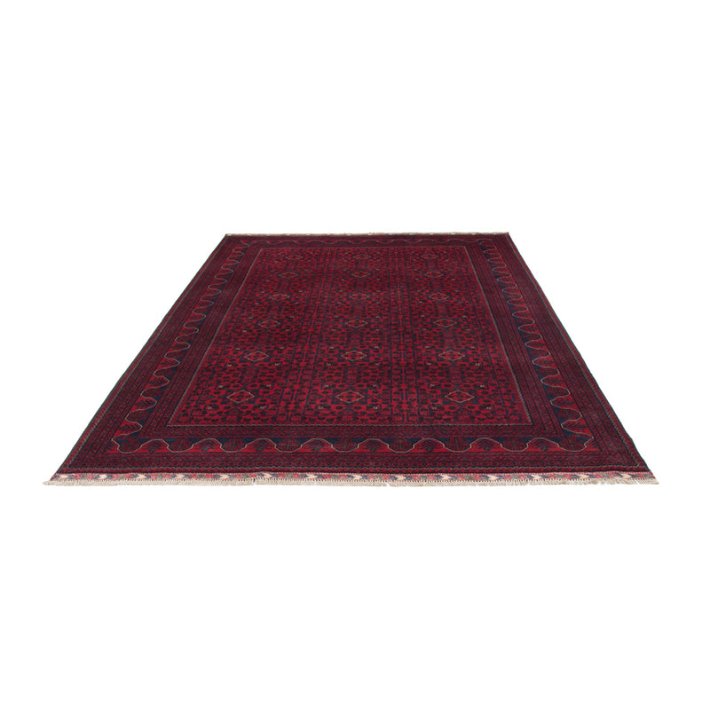 Afghan Teppich - Kunduz - 301 x 200 cm - dunkelrot