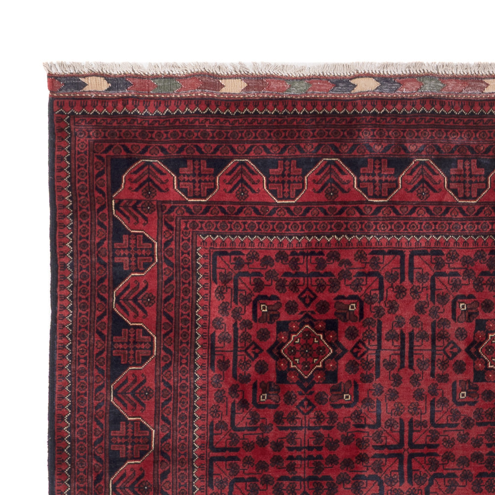 Afghan Teppich - Kunduz - 285 x 197 cm - dunkelrot