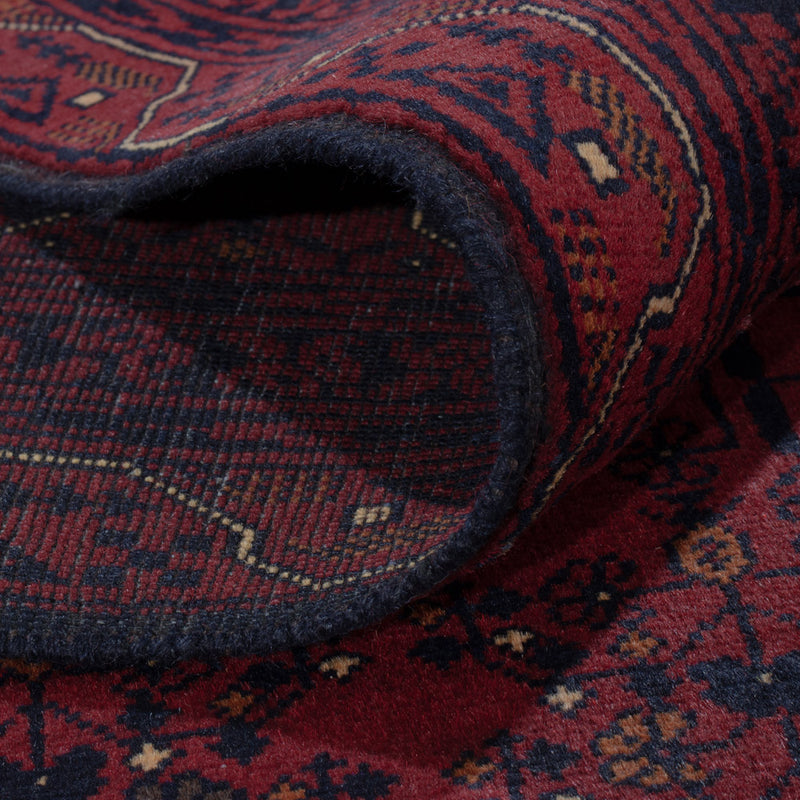 Afghan Teppich - Kunduz - 280 x 184 cm - dunkelrot