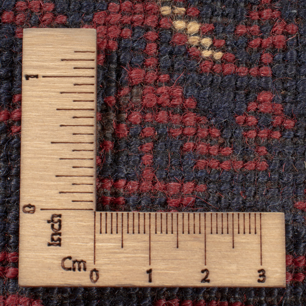 Afghan Teppich - Kunduz - 287 x 194 cm - dunkelrot