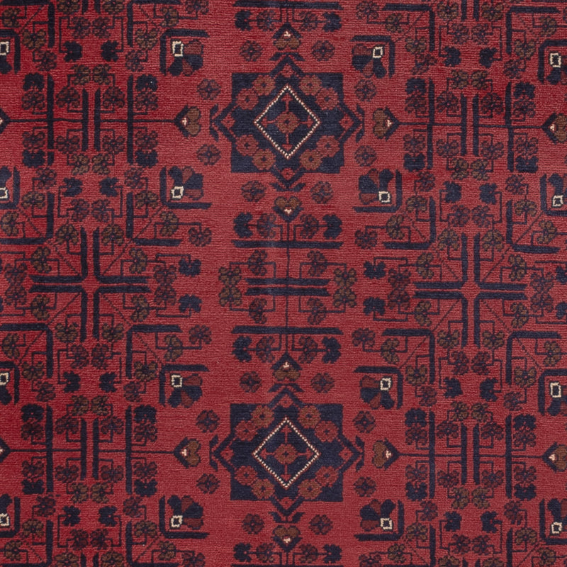 Afghan Teppich - Kunduz - 288 x 197 cm - dunkelrot