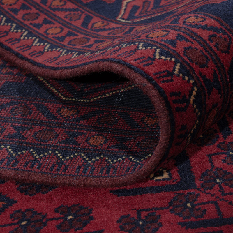 Afghan Teppich - Kunduz - 295 x 200 cm - dunkelrot