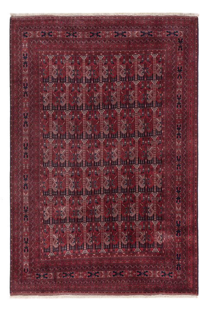 Afghan Teppich - Royal - 294 x 199 cm - dunkelrot