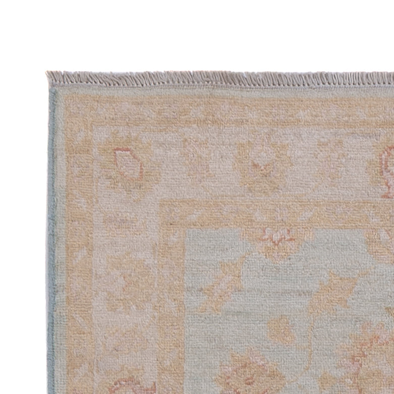 Läufer Ziegler - 255 x 83 cm - hellblau