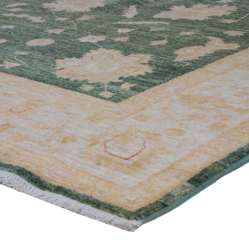 Ziegler Teppich - 232 x 169 cm - grün