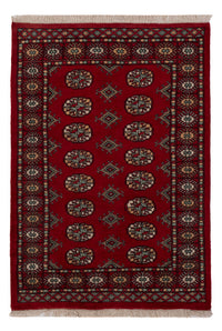 Pakistan Teppich - 141 x 95 cm - rot