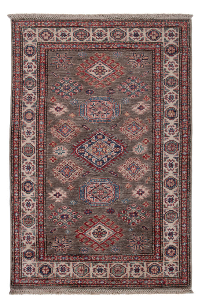Ziegler Teppich - Kazak - 117 x 82 cm - dunkelbeige