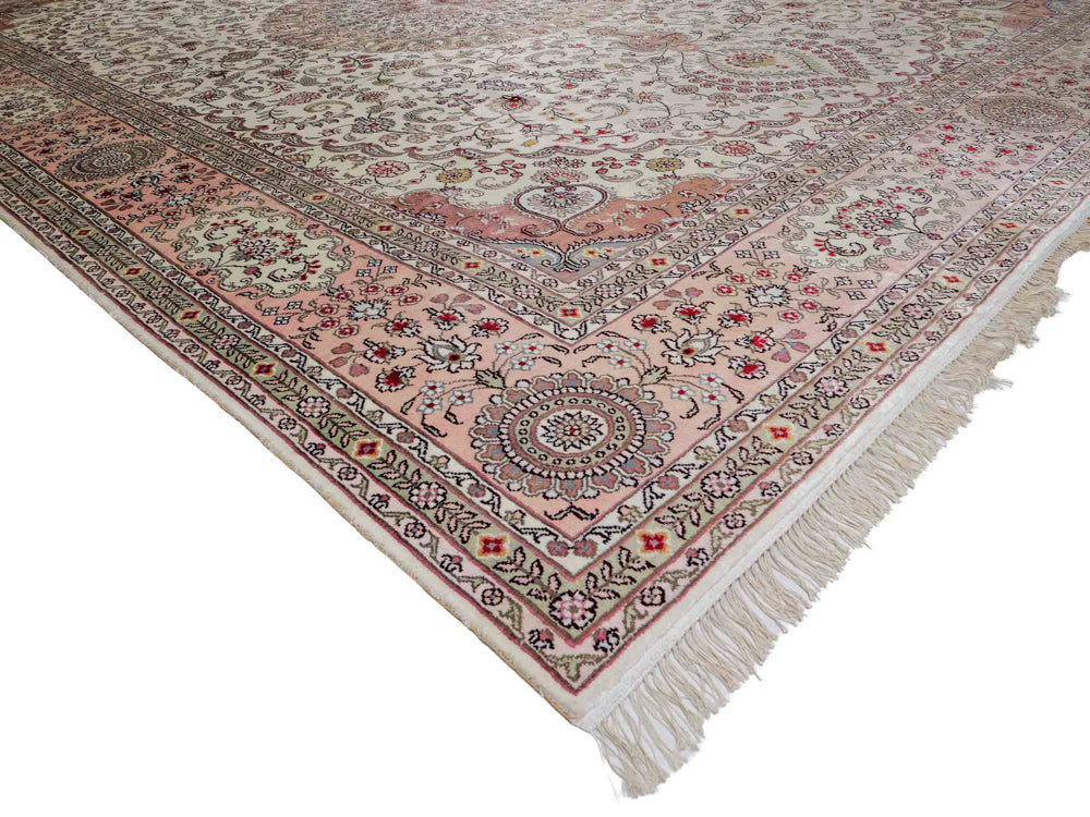 Kinesisk silke Tæppe 362x272cm - Orientalsk tæppe