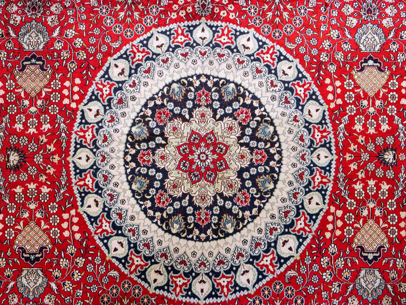 Kinesisk silke Tæppe 370x272cm - Orientalsk tæppe