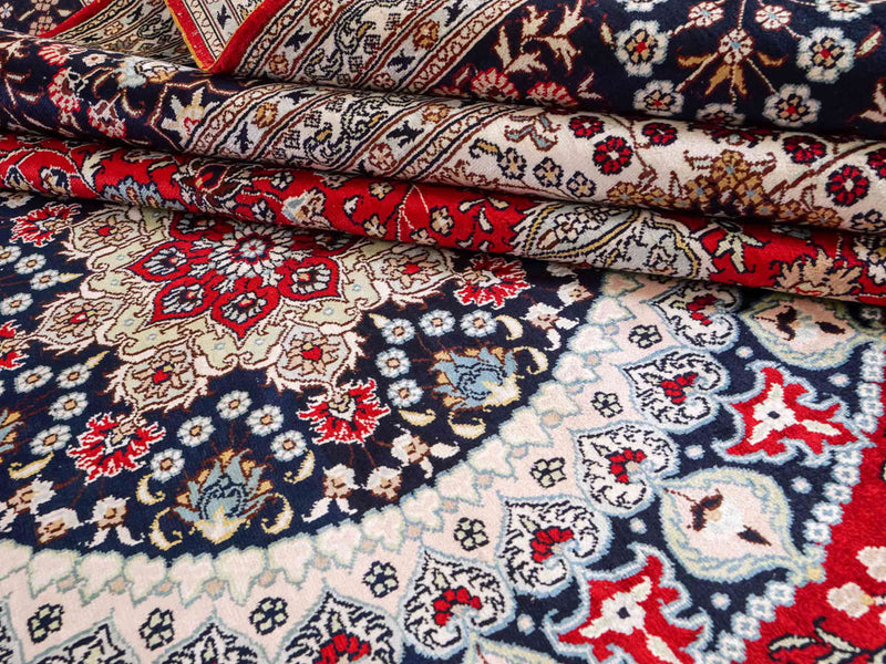Kinesisk silke Tæppe 370x272cm - Orientalsk tæppe