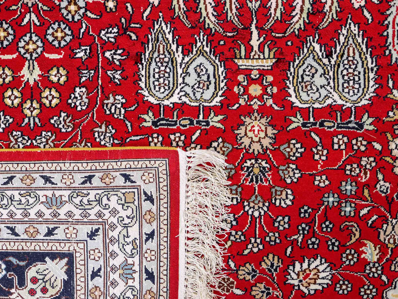Kinesisk silke Tæppe 370x272cm - Orientalsk tæppe