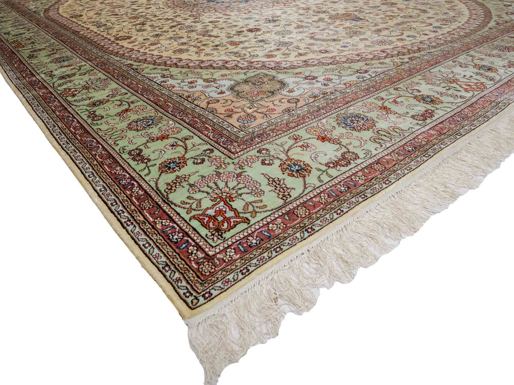 Kinesisk silke Tæppe 366x277cm - Orientalsk tæppe