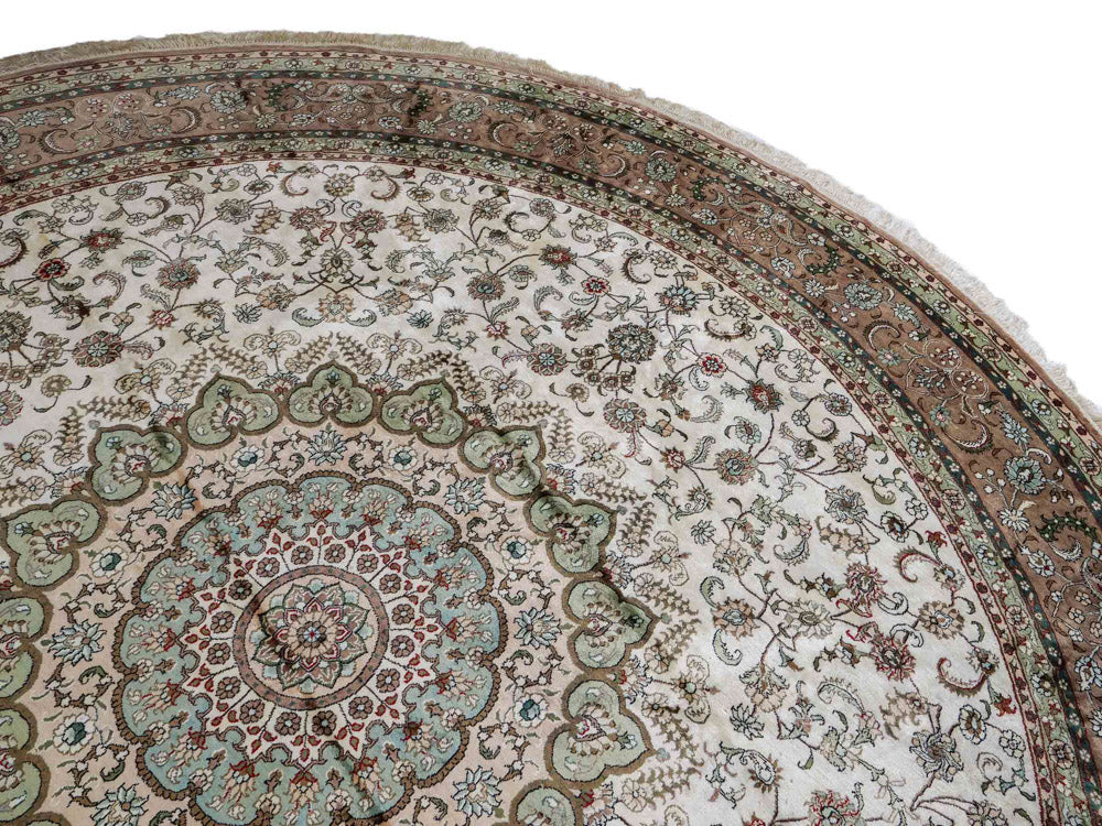 Kinesisk silke Tæppe 303x303cm - Orientalsk tæppe