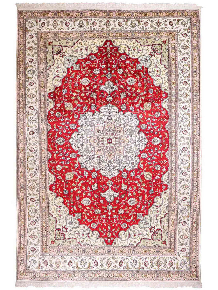 Kinesisk silke Tæppe 276x182cm - Orientalsk tæppe