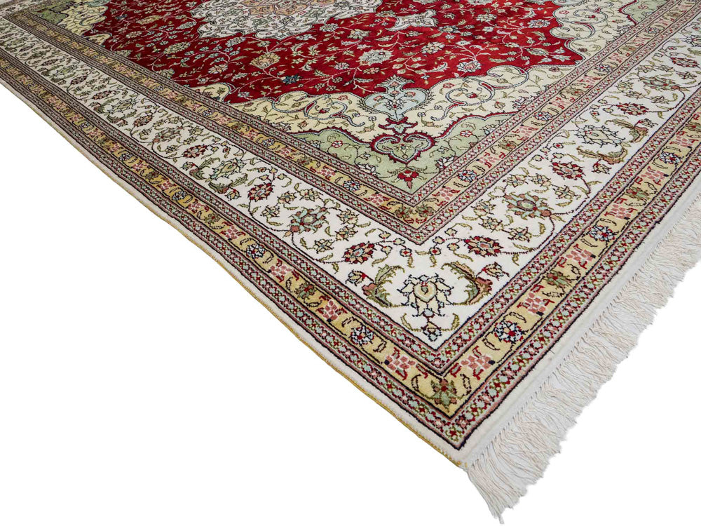 Kinesisk silke Tæppe 276x182cm - Orientalsk tæppe