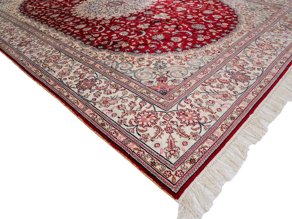 Silketæppe - China Silk - 263 x 180 cm - rød