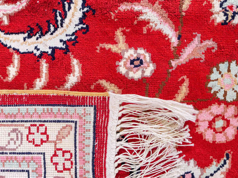 Silketæppe - China Silk - 263 x 180 cm - rød