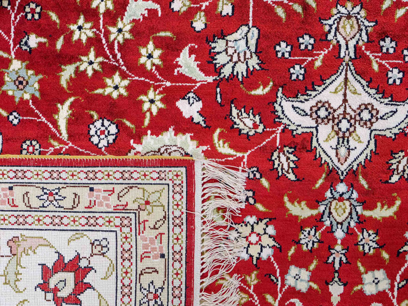 Silketæppe - China Silk - 272 x 188 cm - rød