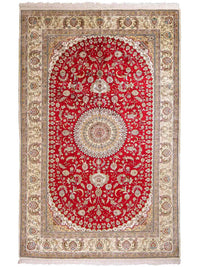 Silketæppe - China Silk - 240 x 153 cm - rød – product image