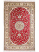 Silketæppe - China Silk - 240 x 153 cm - rød
