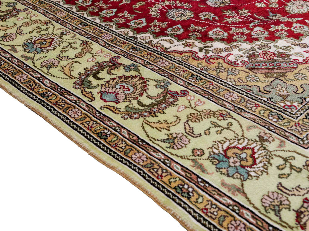 Silketæppe - China Silk - 240 x 153 cm - rød