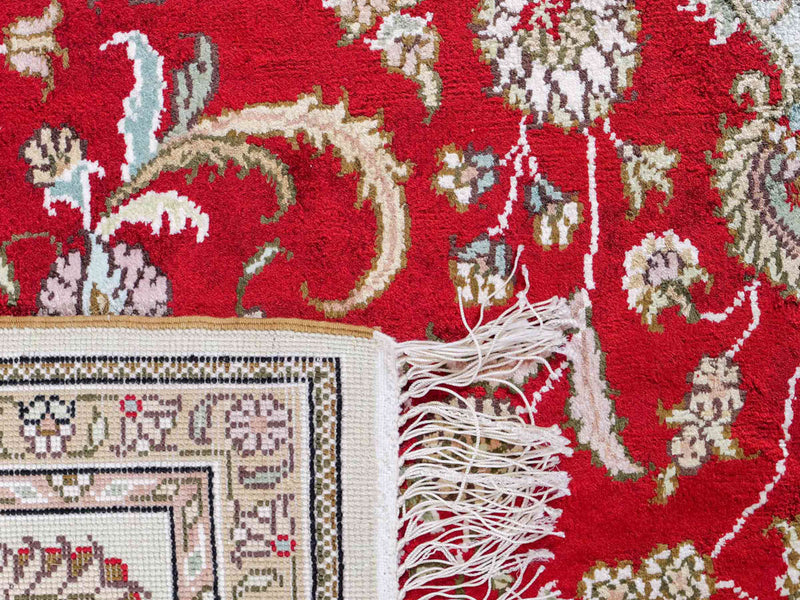 Silketæppe - China Silk - 240 x 153 cm - rød