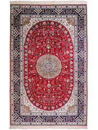 Kinesisk silke Tæppe 246x152cm - Orientalsk tæppe – product image