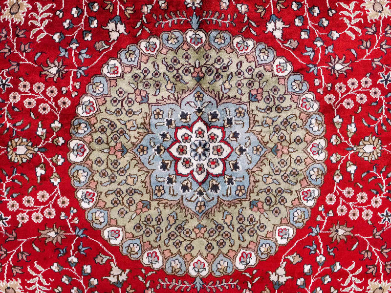 Kinesisk silke Tæppe 246x152cm - Orientalsk tæppe